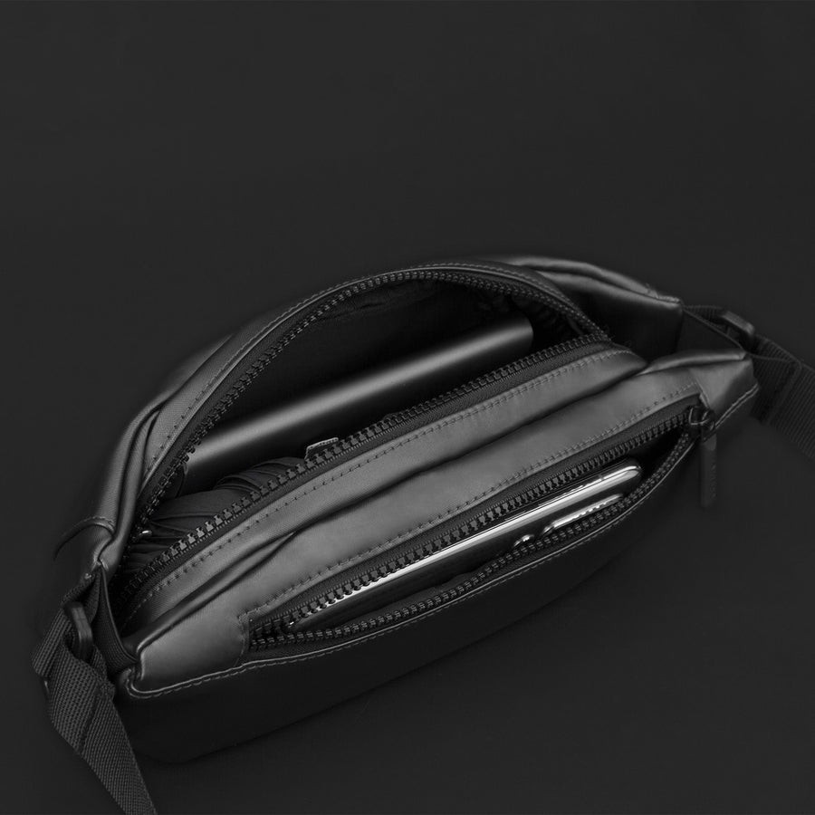 black crossbody bagWaterproof perfect for tactical use, travel, work gym sports