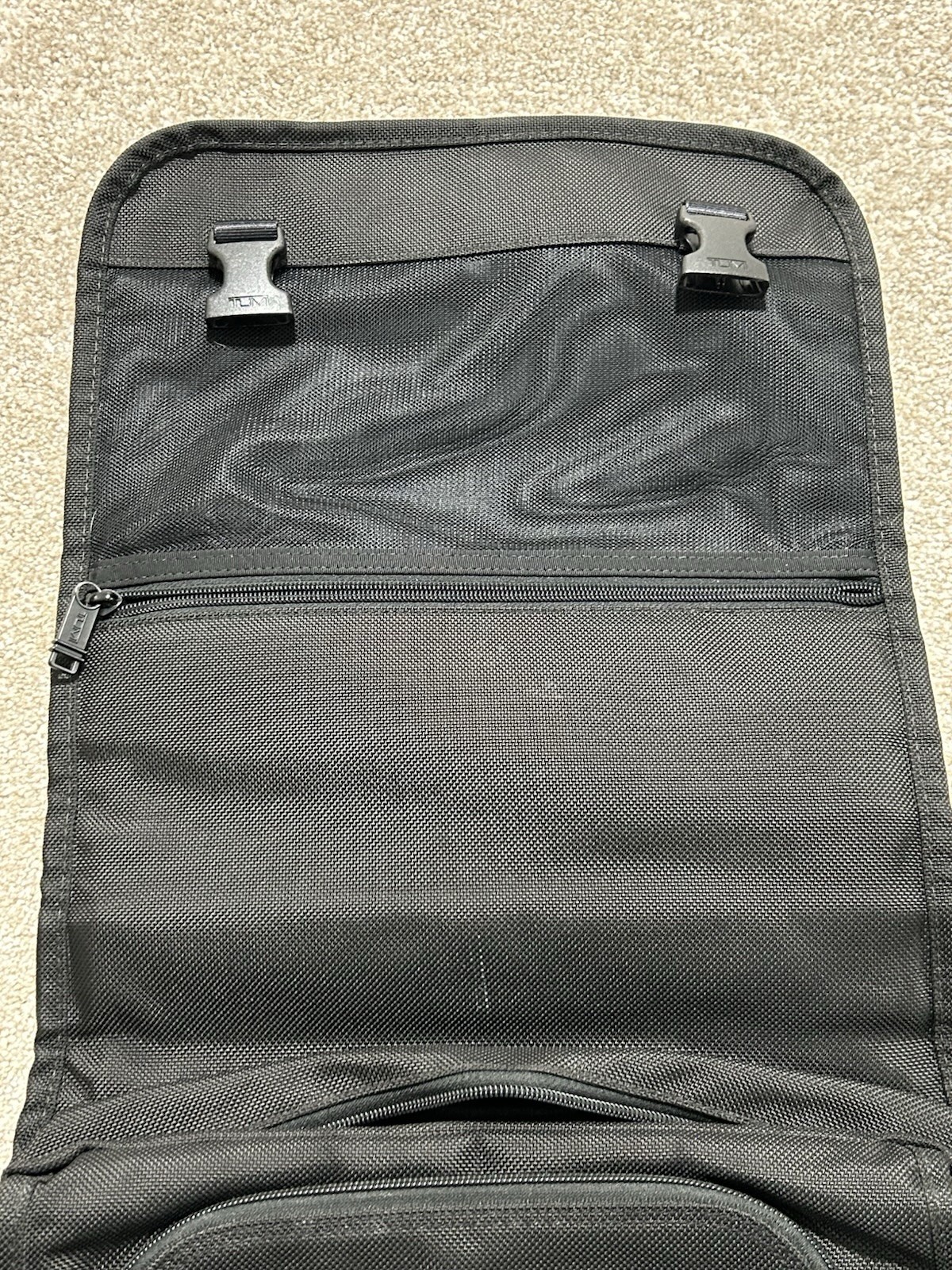 TUMI Backpack Alpha 3 in 1 Black Backpack Messenger Slim Convertible Bag 26189DH