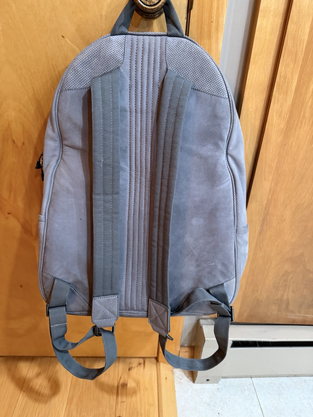 Adidas “Leather Basic” Grey backpack
