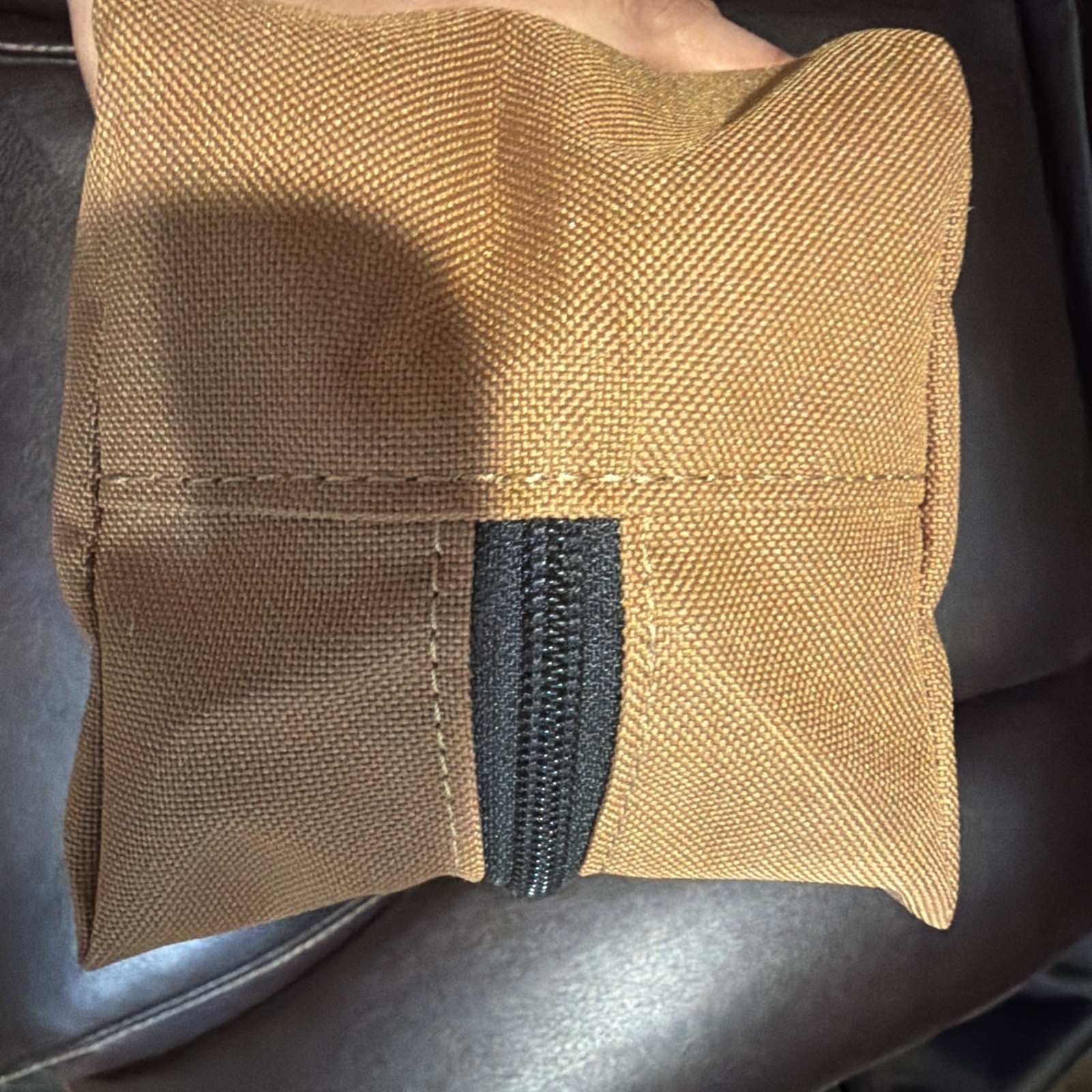 Carhartt Travel Bag CA0555 9×4.5×4.5in Brown NWT
