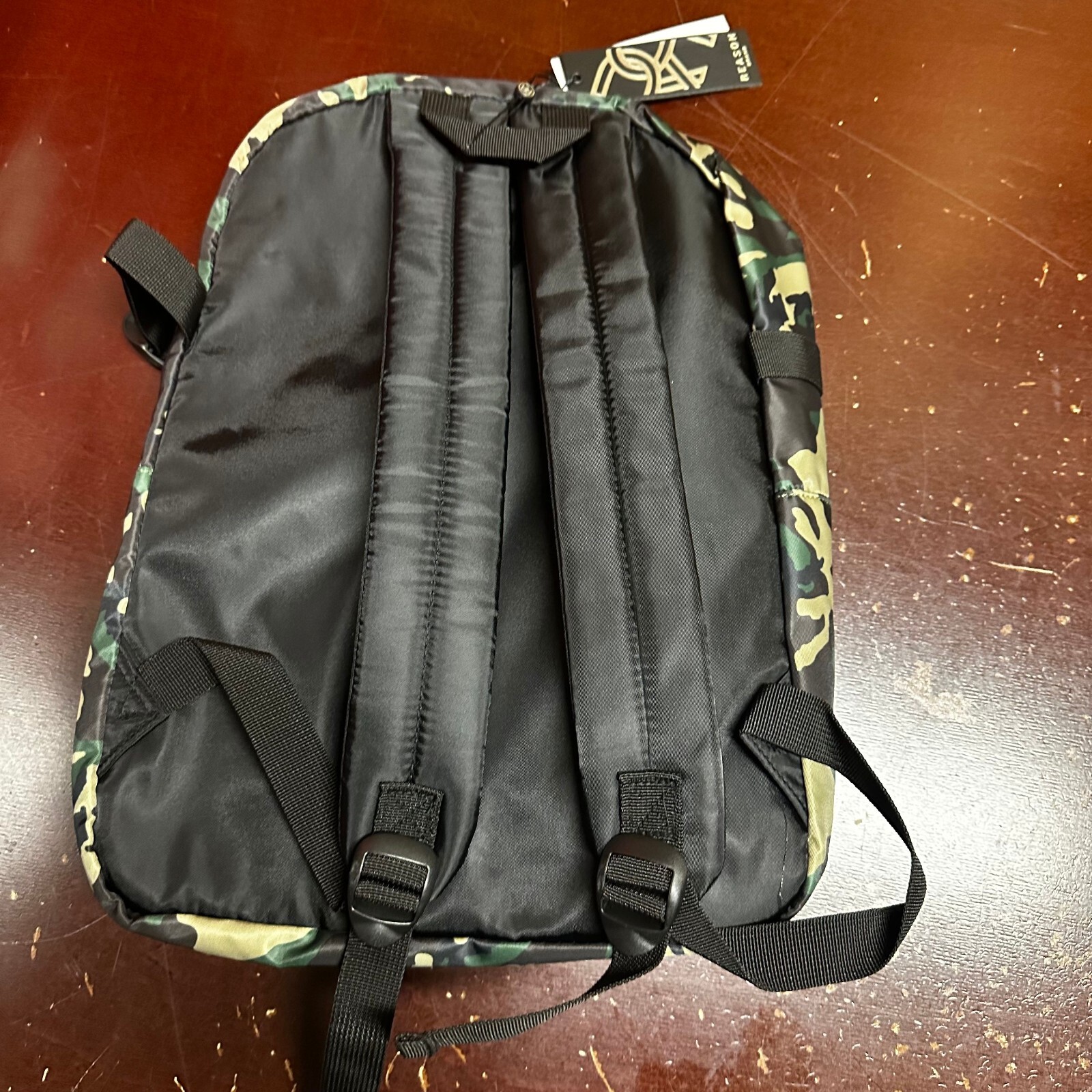 Reason Mens Multicolor Adjustable Strap Double Handles Backpack Bag One Size