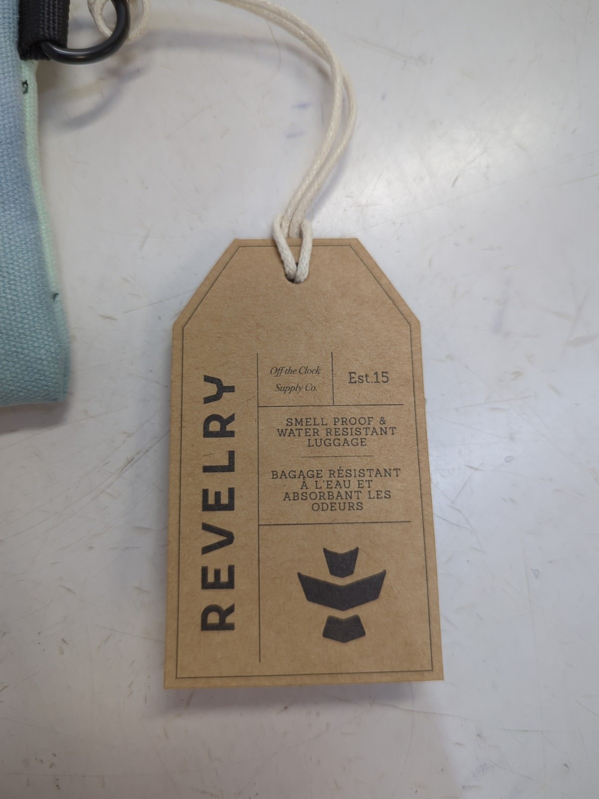 Revelry Mini Broker Smell Proof Water Resistance Stash Bag 6″ X 4.5″ Light Blue