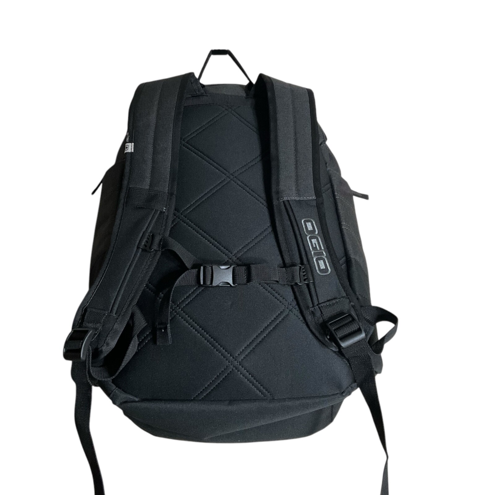 OGIO Rockwell Tablet Laptop Backpack Black Heather Gray School Business Logo
