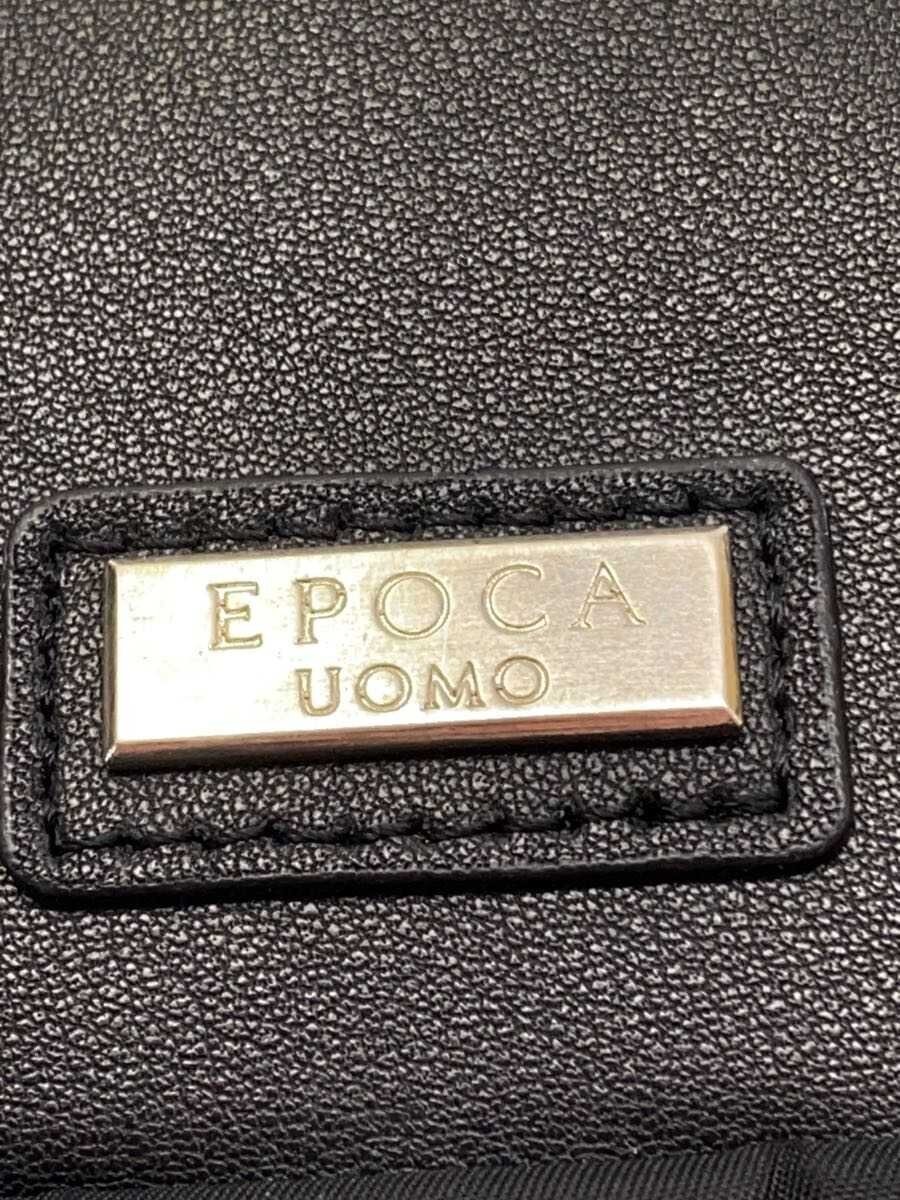 EPOCA UOMO LEATHER DAY PACK Backpack, Cowhide Leather, Black
