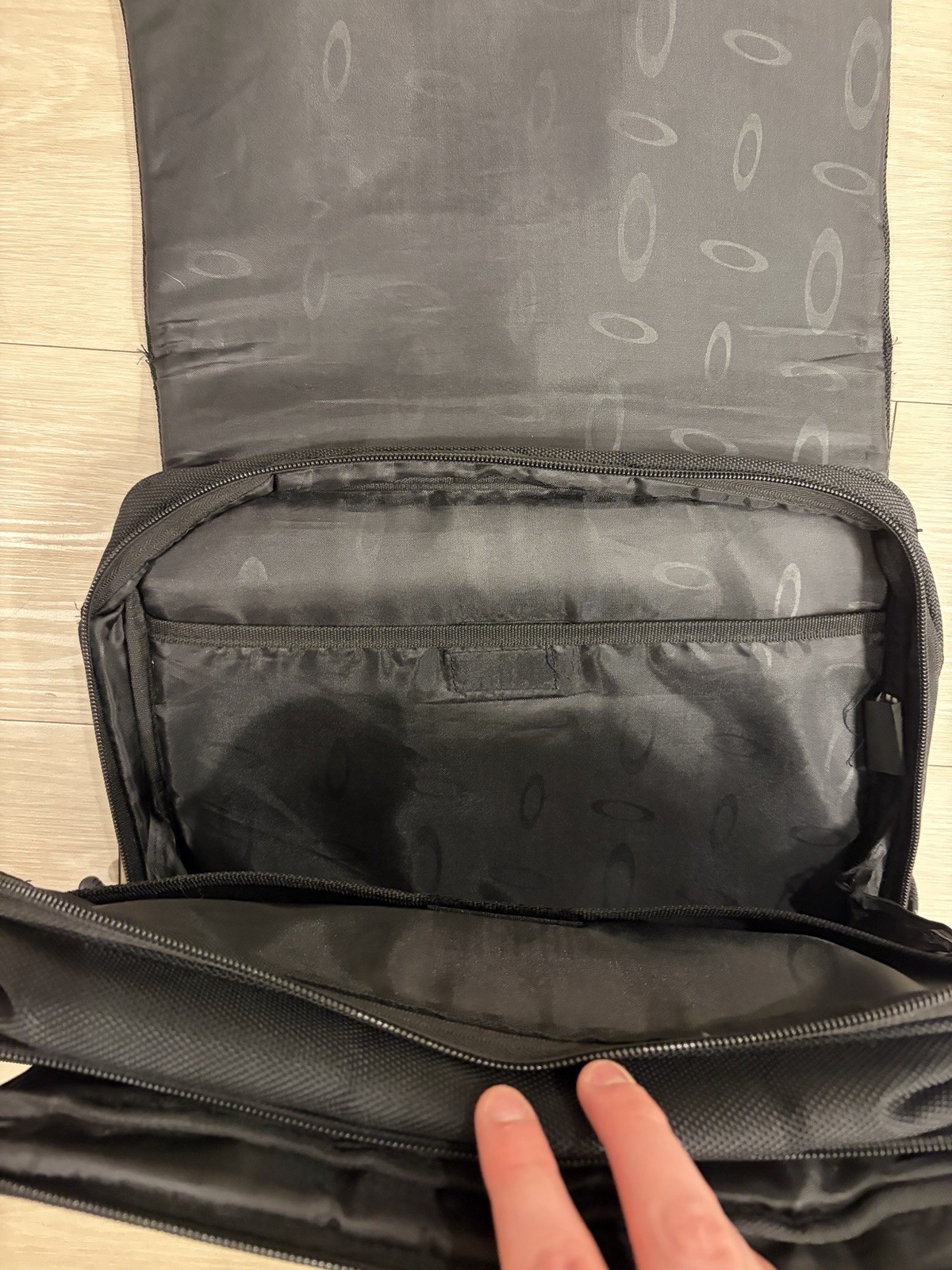 Vintage Oakley Software Computer Tactical Field Gear Laptop Briefcase Bag Y2K
