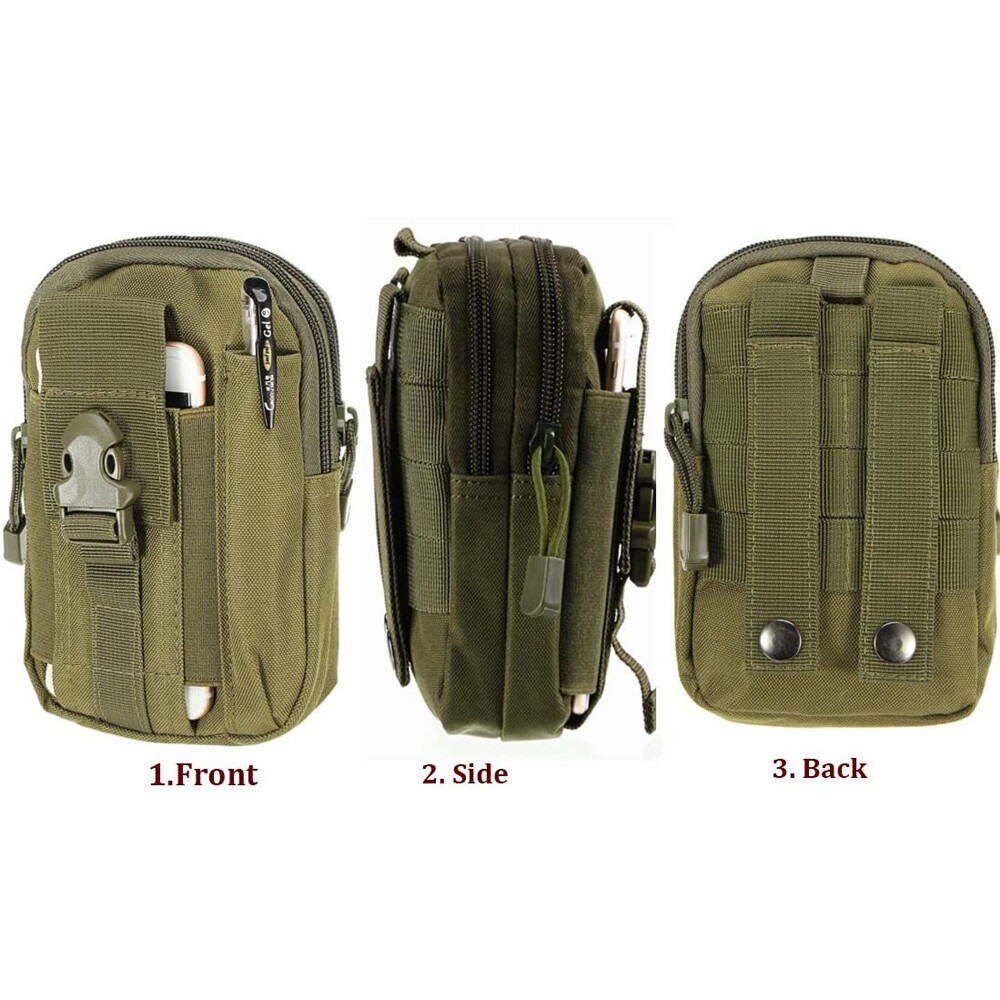 Tactical Waist Fanny Pack Belt Bag Phone Pouch Military Outdoor Camping Hiking