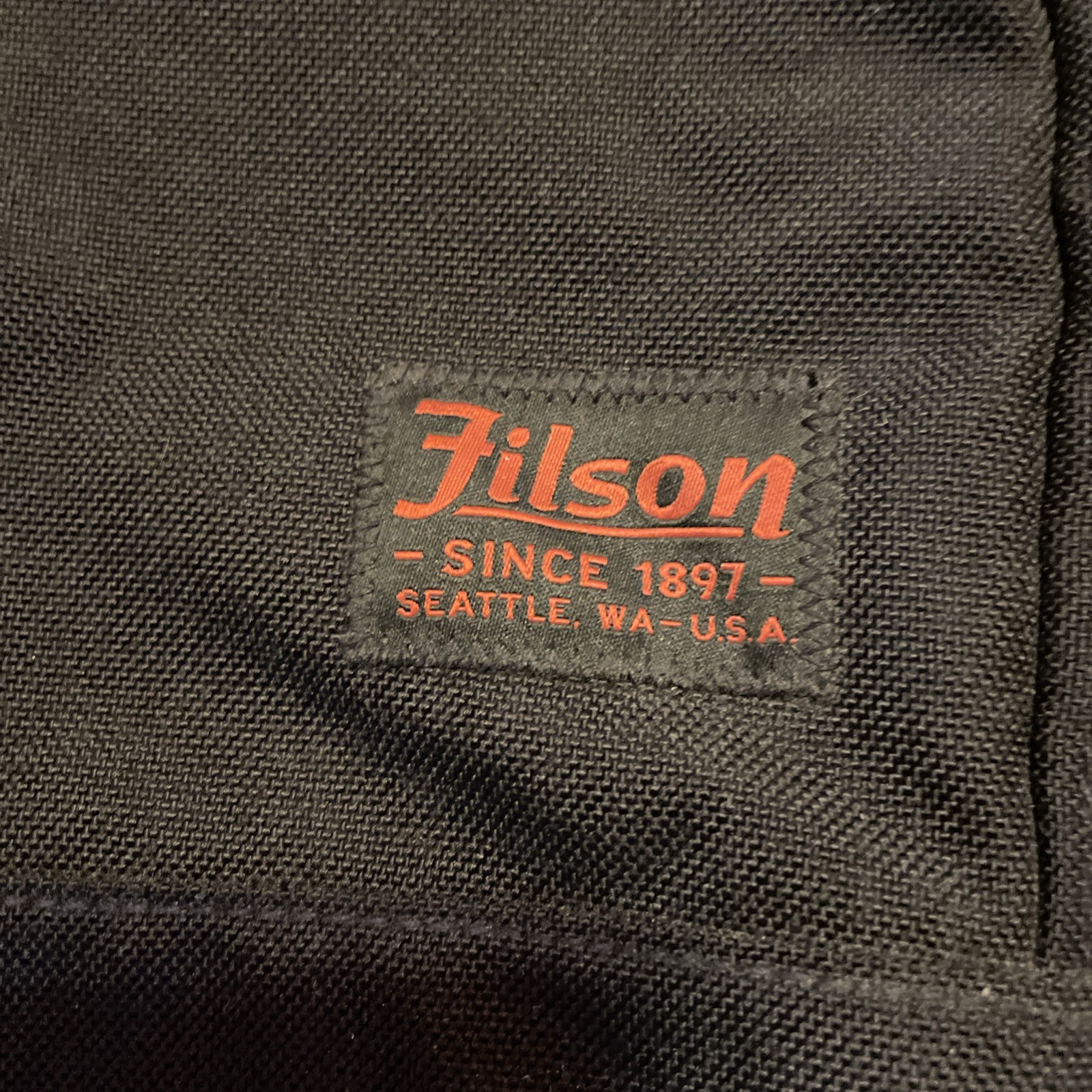 Filson Dryden Backpack Navy Blue Black Laptop Bag 1000D Ballistic Nylon 25.5 L