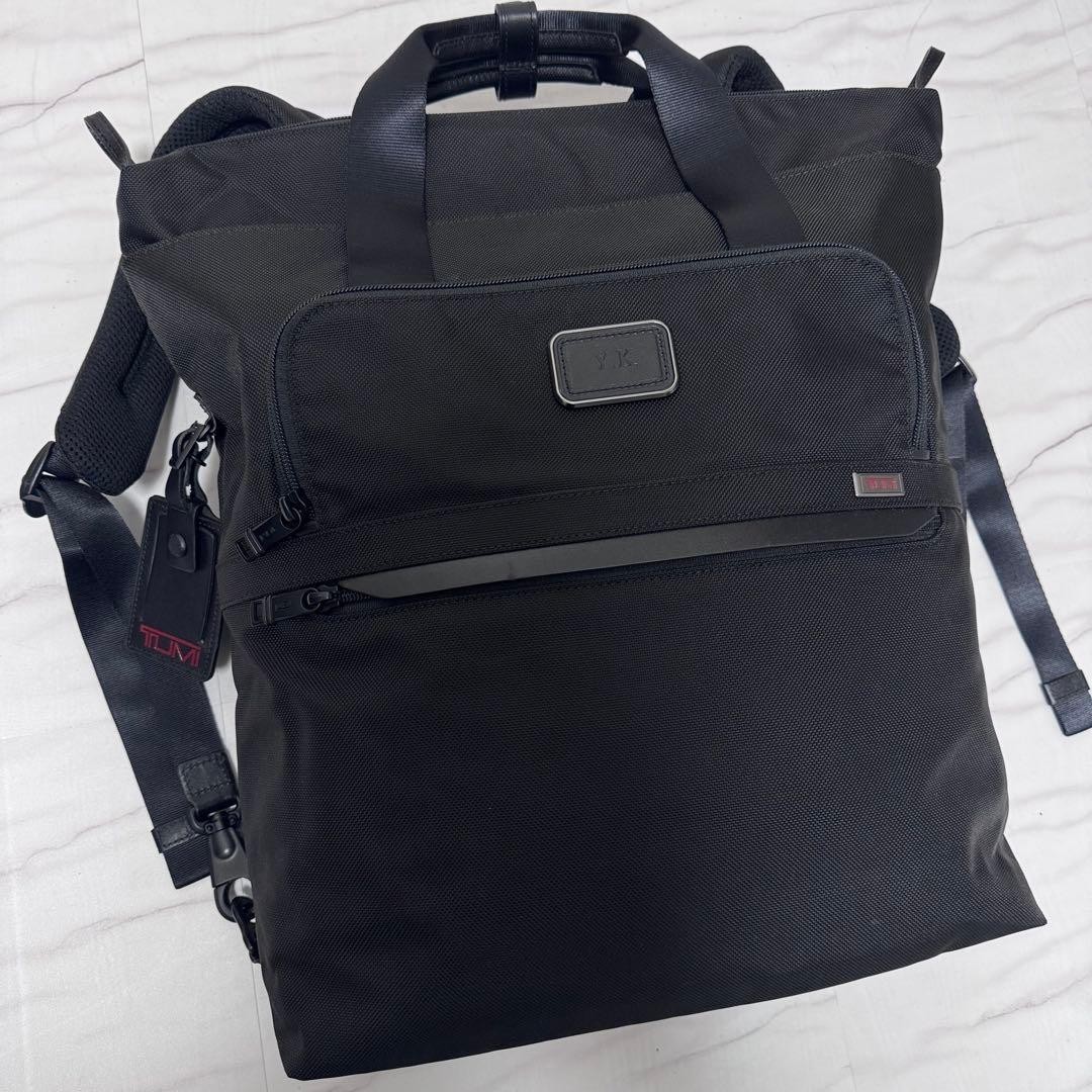 TUMI 2603586D3 Alpha 3 Tote Backpack Black Ballistic Nylon Japan Limited PC A4