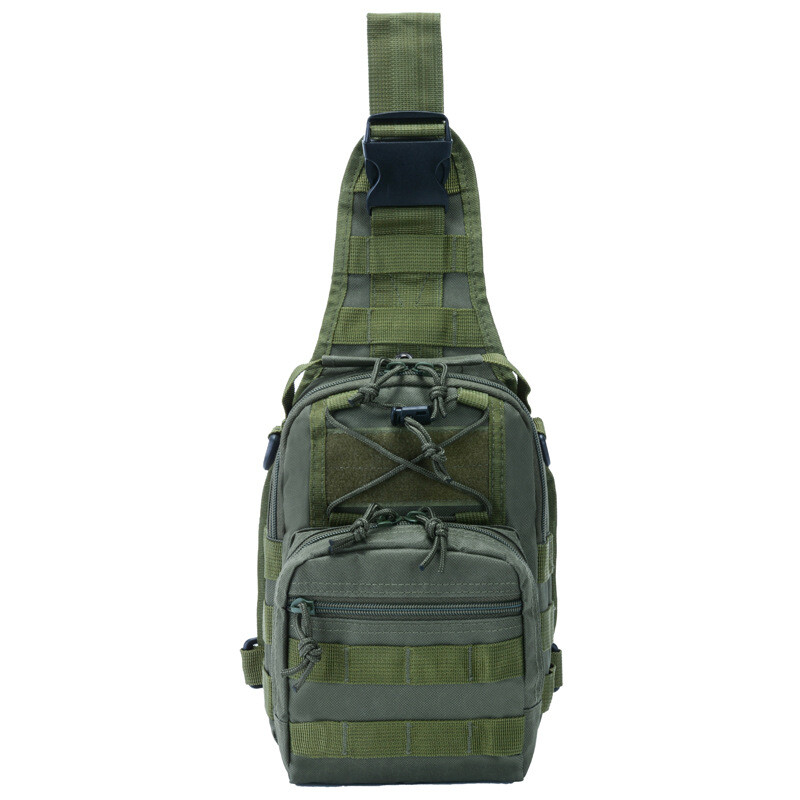 Men Backpack Tactical Sling Bag Chest Shoulder Fanny Pack Cross Body Molle Pouch