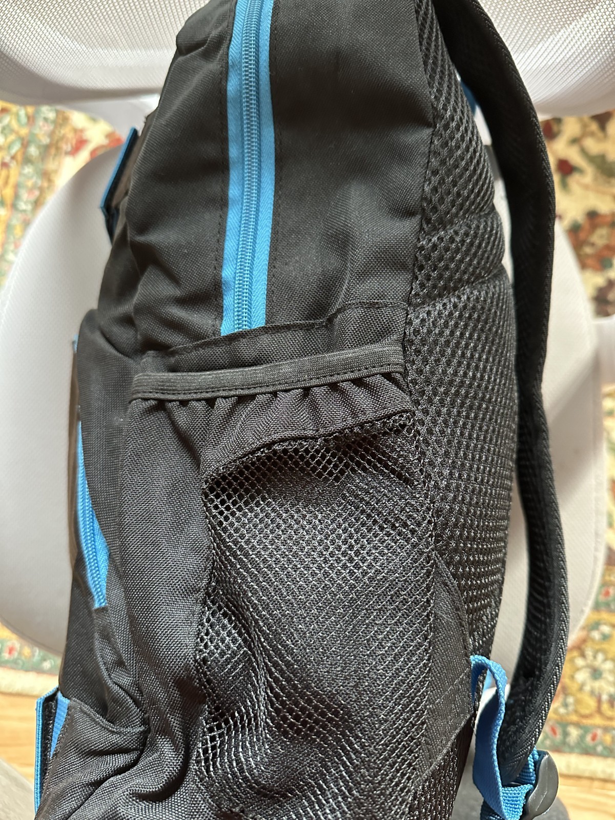 Skullcandy Backpack Blue And Black And Writing On back