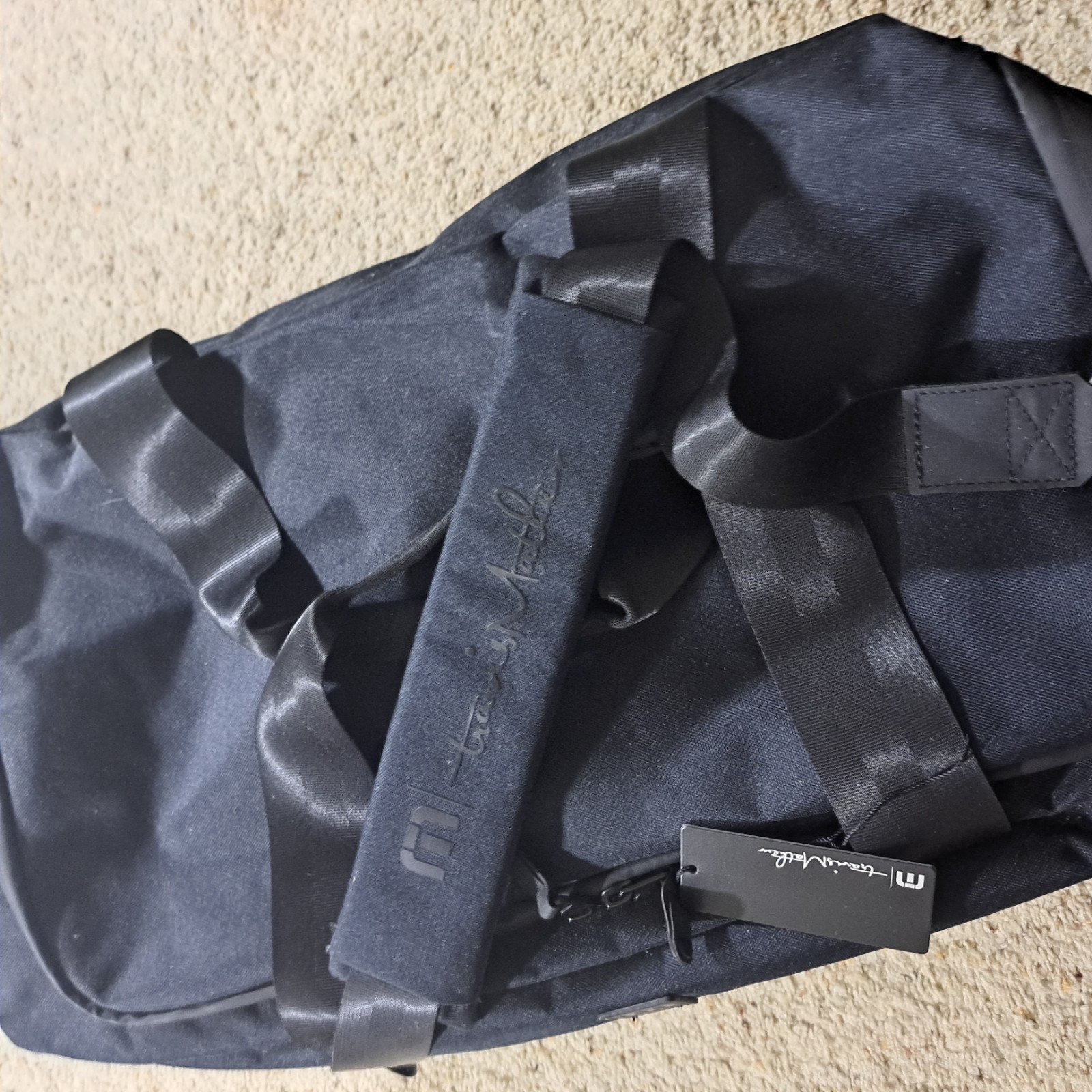 NWT Travis Mathew Black Duffle Bag