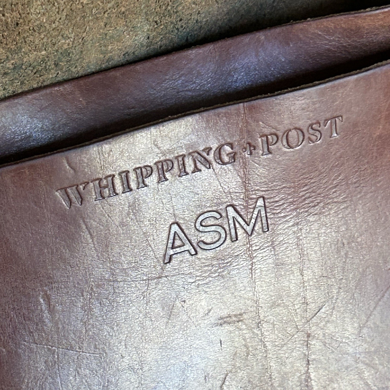 Whipping Post WP Standard Large Leather Brown Distressed Messenger Bag