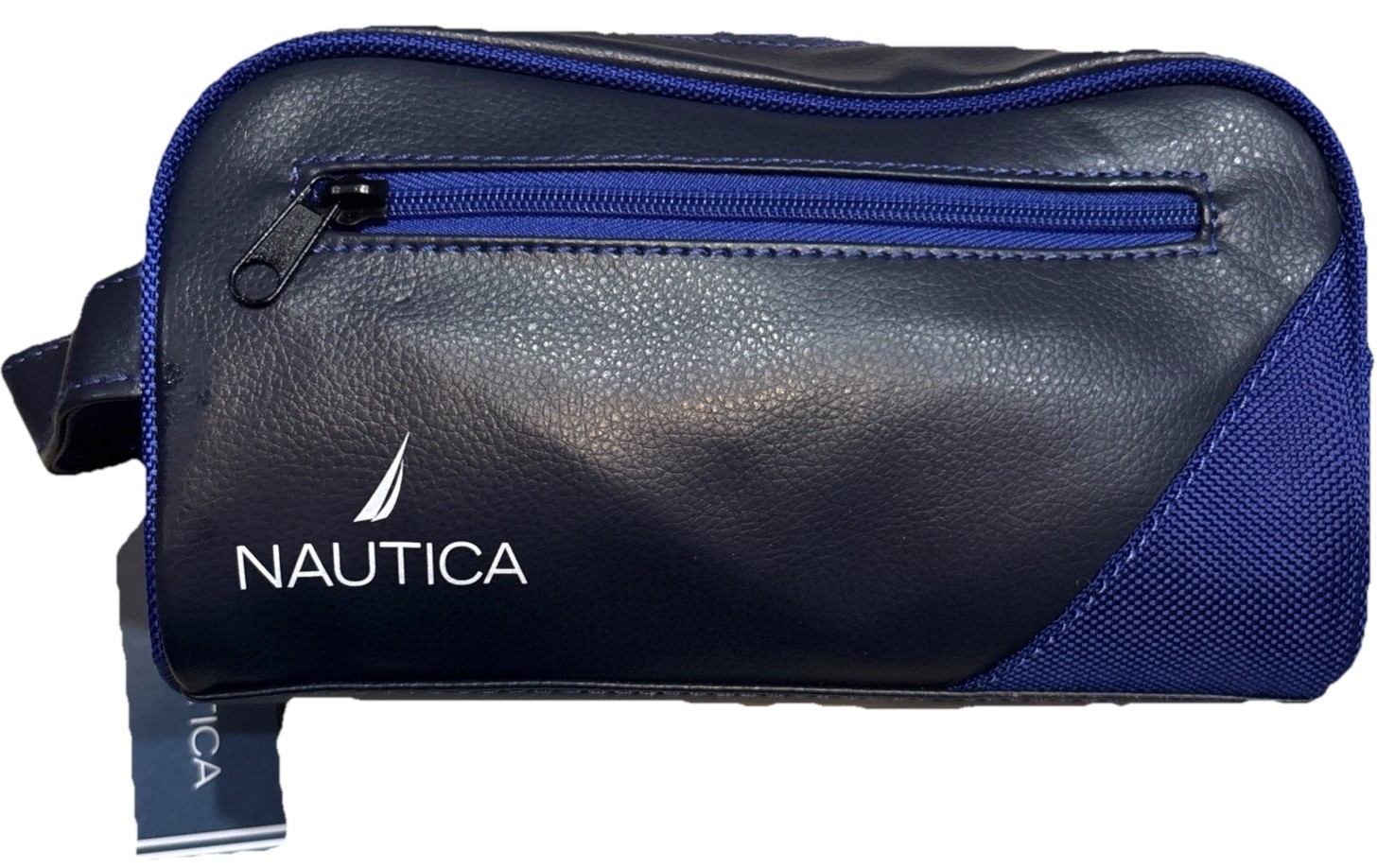 Steve Madden Men’s Travel Kit—Black With Blue Highlights—NEW—SHIPS IN 24 HOURS—
