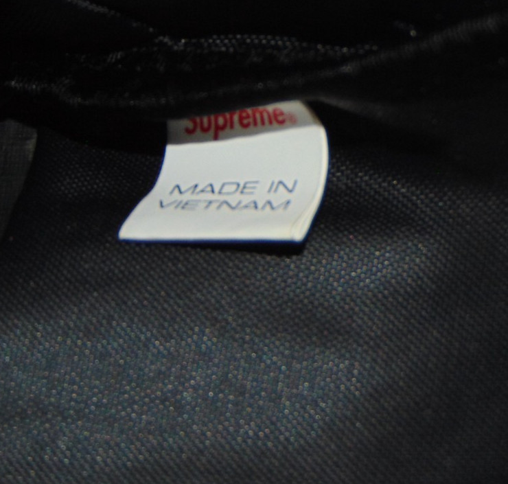 Supreme Shoulder Bag SS21 Black Translucent Logo Cordura Crossbody Authentic