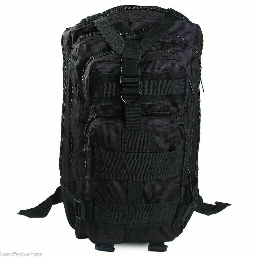 30L Tactical Backpack Large Army 3 Day Assault Pack Molle Bugout Bag Rucksack US