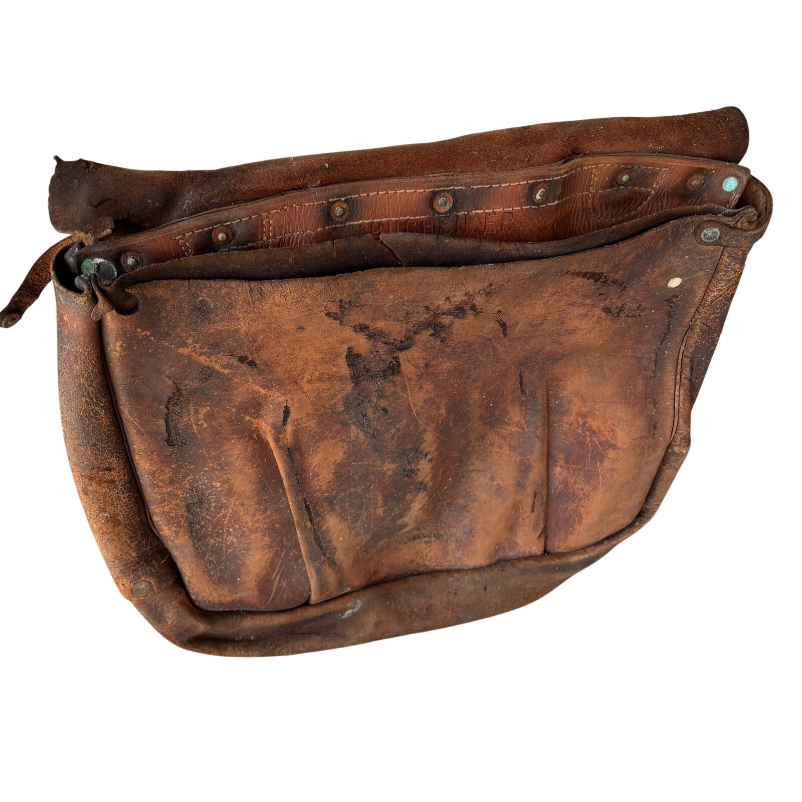 Vintage USPS Bucheimer 1965 U.S. Mail Postal Carrier Leather Messenger Bag