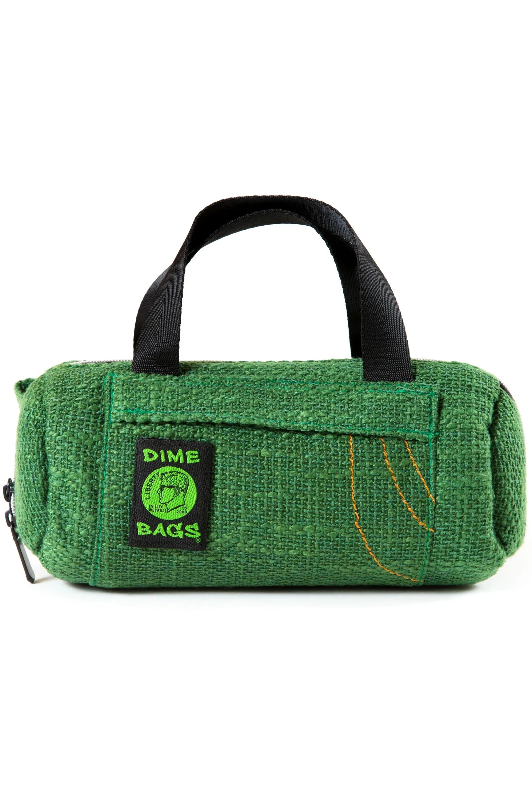 Dime Bags 10″ Padded Duffle Tube Hemp Pockets Glass Protection in Forest Green