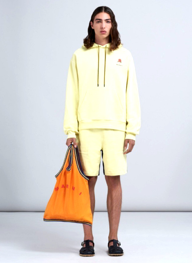 $395 MARNI Basketball Jersey Tote Bag Shopper (23″x16″) Brand New w/ Tags ITALY