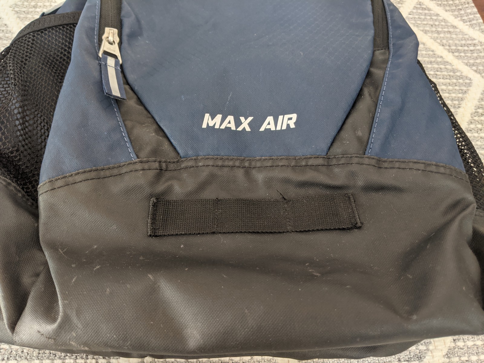 Nike Team Training Max Air Backpack Navy Blue Black, BA4890 412 Travel Gym Bag