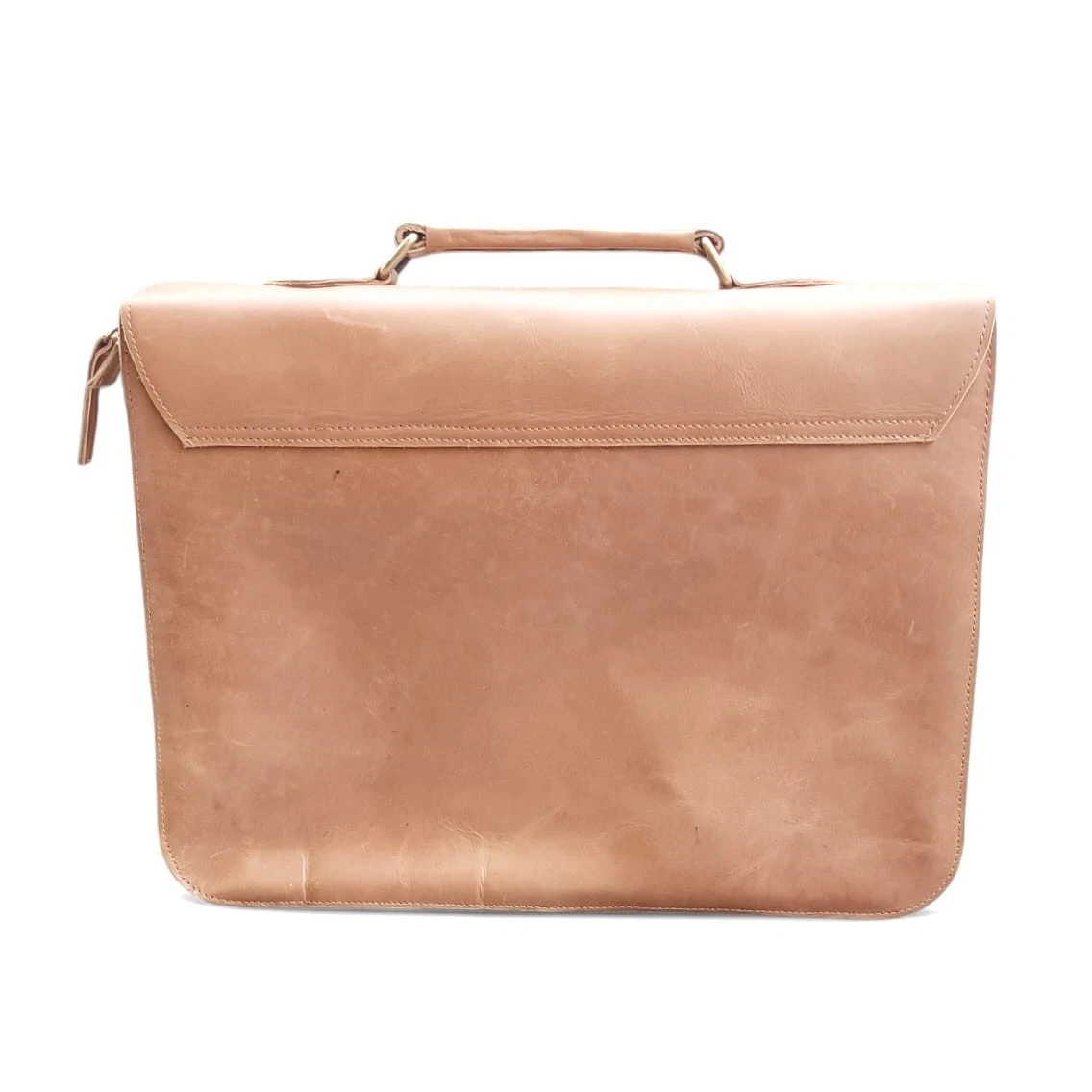 Cuero Guapo New With Tags Handcrafted Leather Briefcase Messenger Bag Laptop