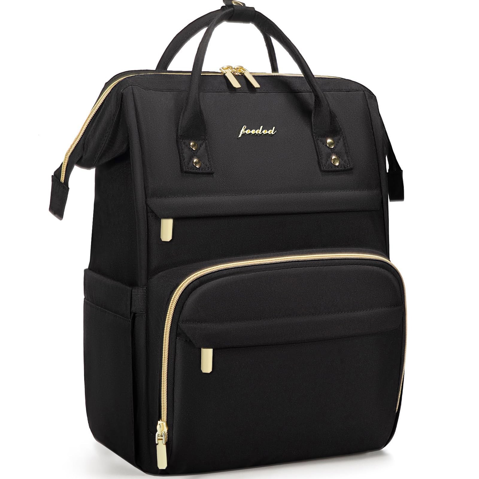 Women Laptop Backpack Teacher Bags: 17.3 Inch Nurse Computer Backpack with USB P