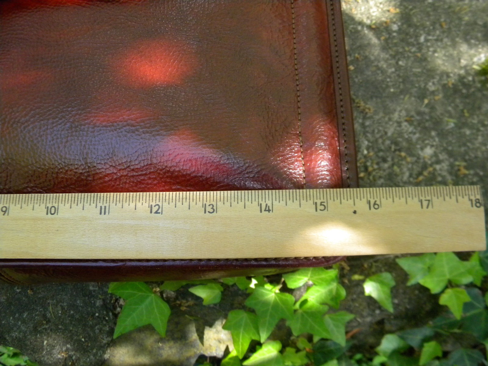 Vintage Jack Georges Leather Cognac Tuscany Executive Briefcase Messanger Bag