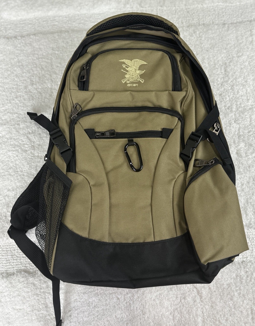 Military Tactical Backpack Olive Green Multi Pocket Travel Hiking Camping School