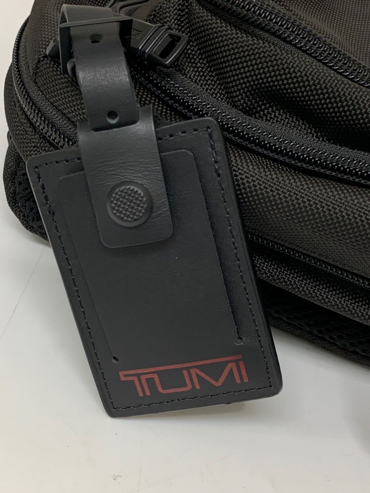 Tumi Alpha 3 Slim Backpack Black Nylon Slim Laptop Bag Durable Carry