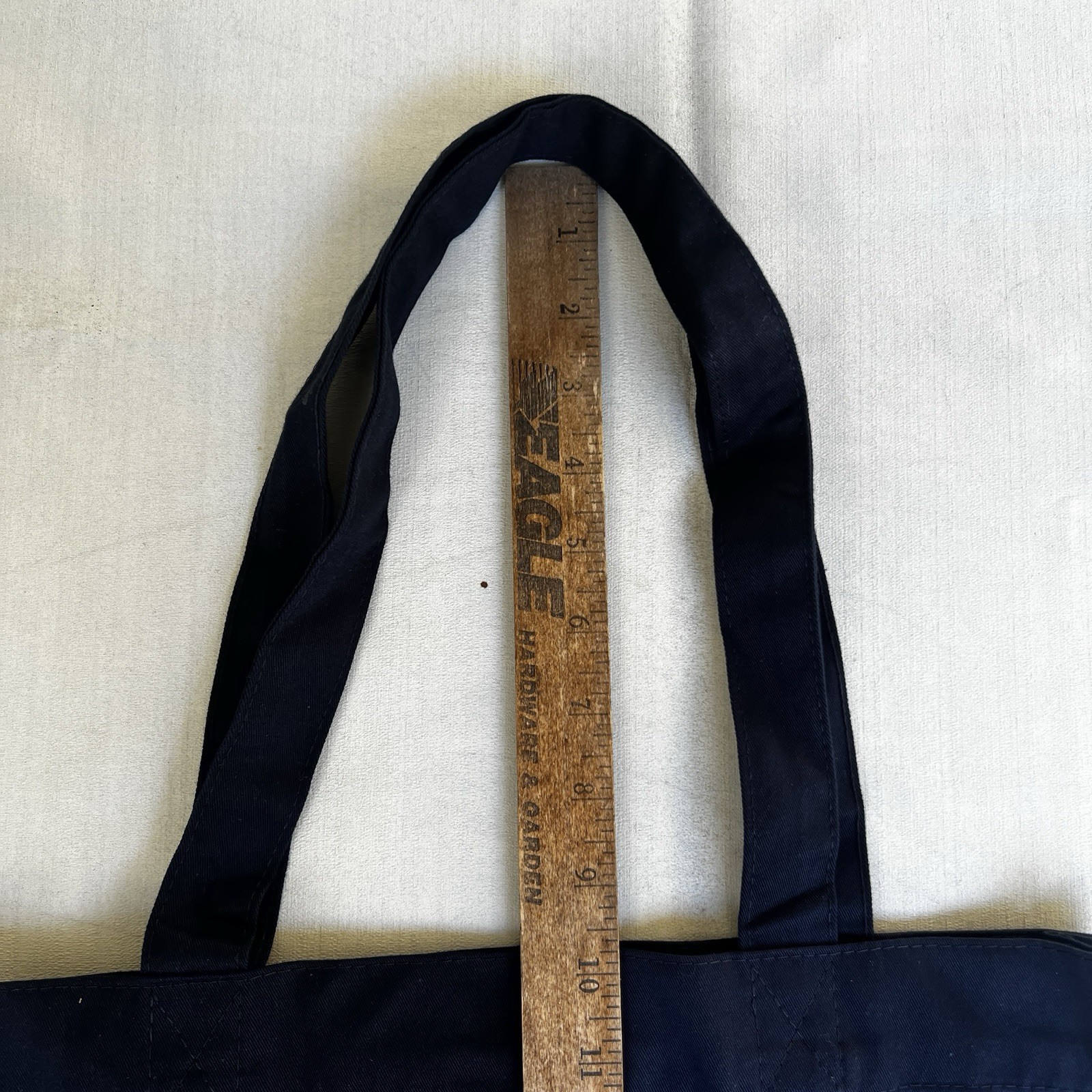 Breitling Shoulder Tote Bag Navy Embroidered Canvas Navitimer Wrist Watch 2917