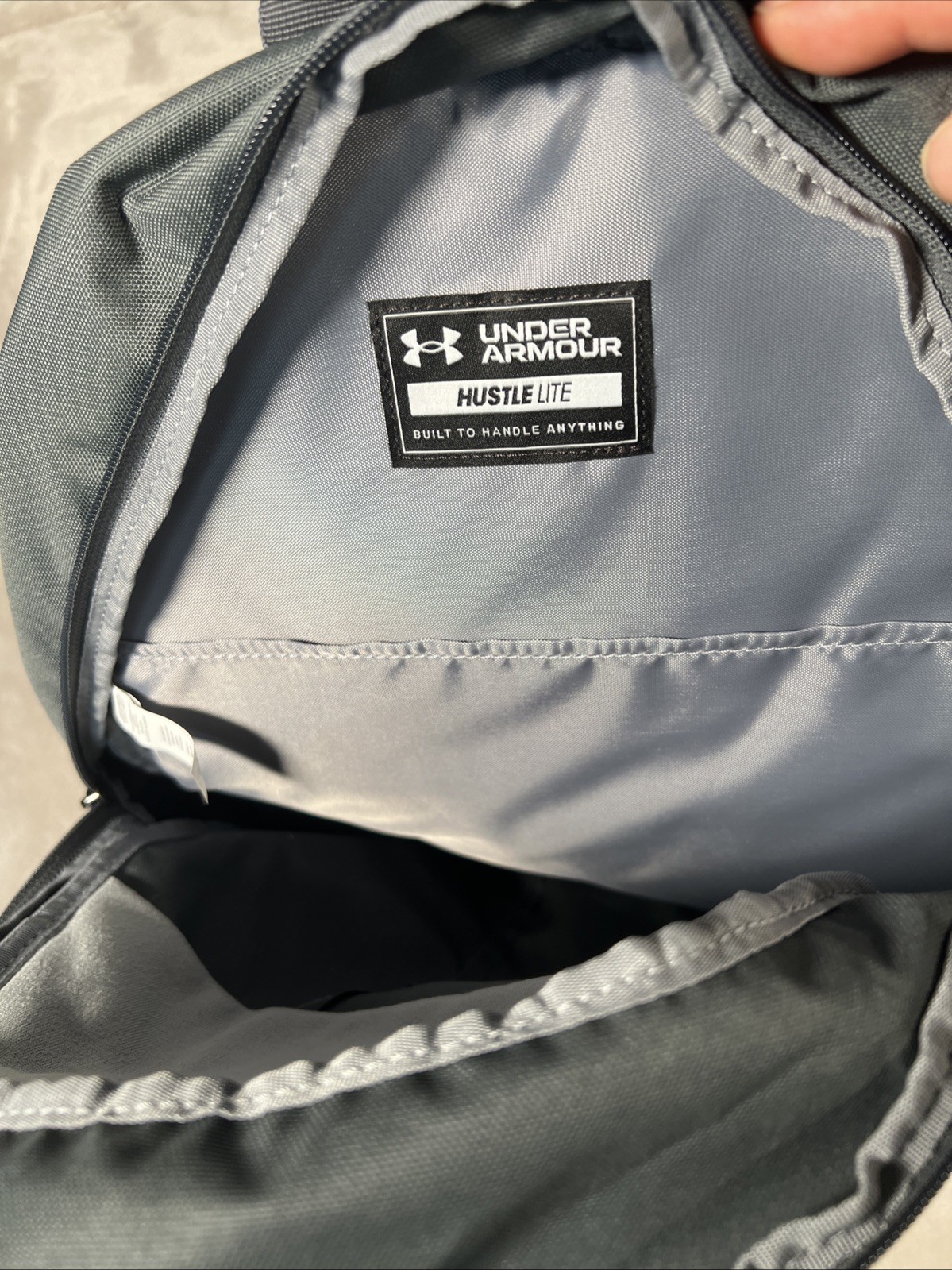 Under Armour UA Hustle 5.0 Backpack – Gray (1361176) – Free Shipping!