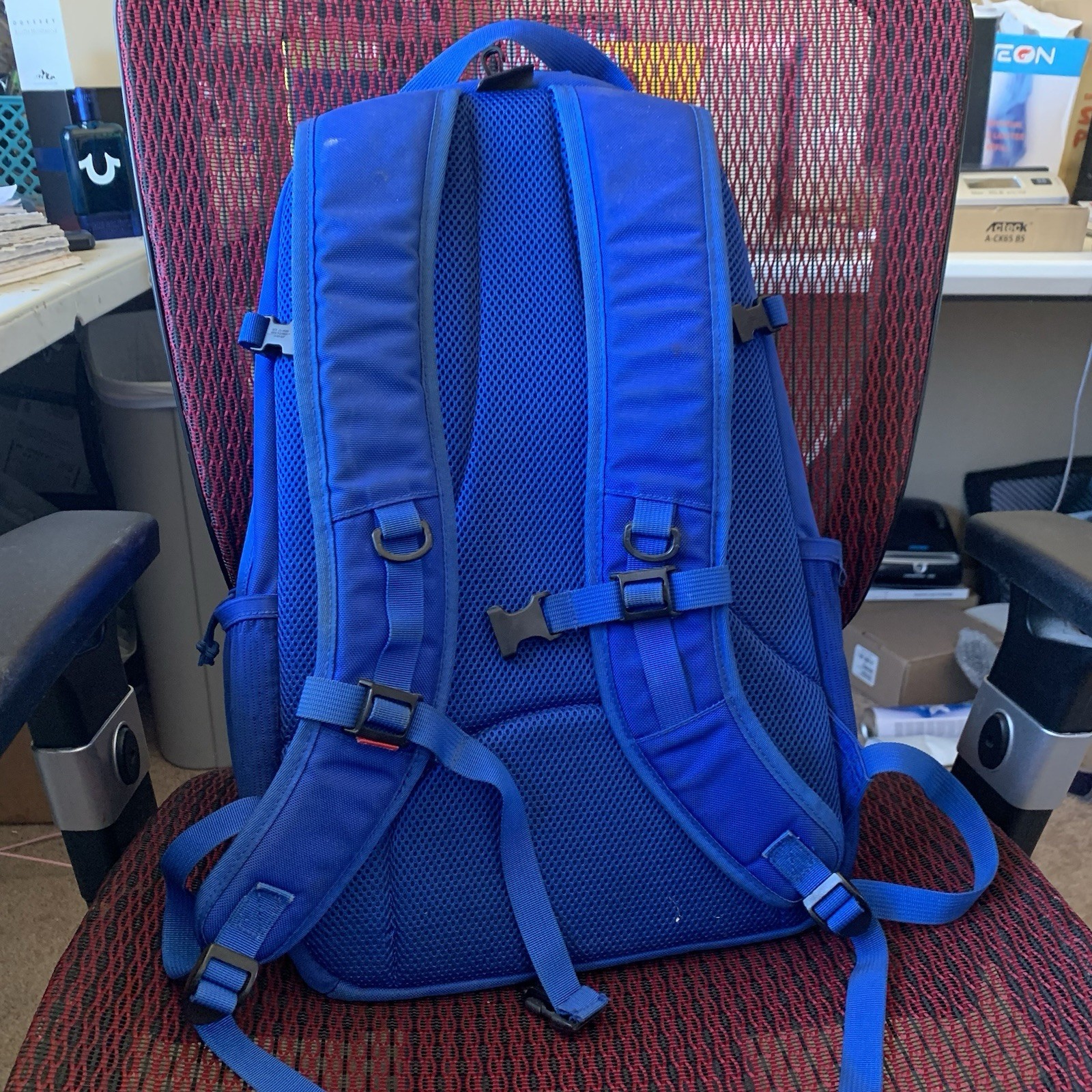 Supreme SS18 Ripstop Nylon Backpack Royal Blue – 100% Authentic – USED
