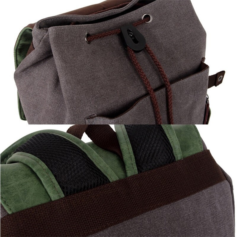 Japanese Anime Theme Canvas Backpack Totoro Attack on Titan Rucksack Schoolbag