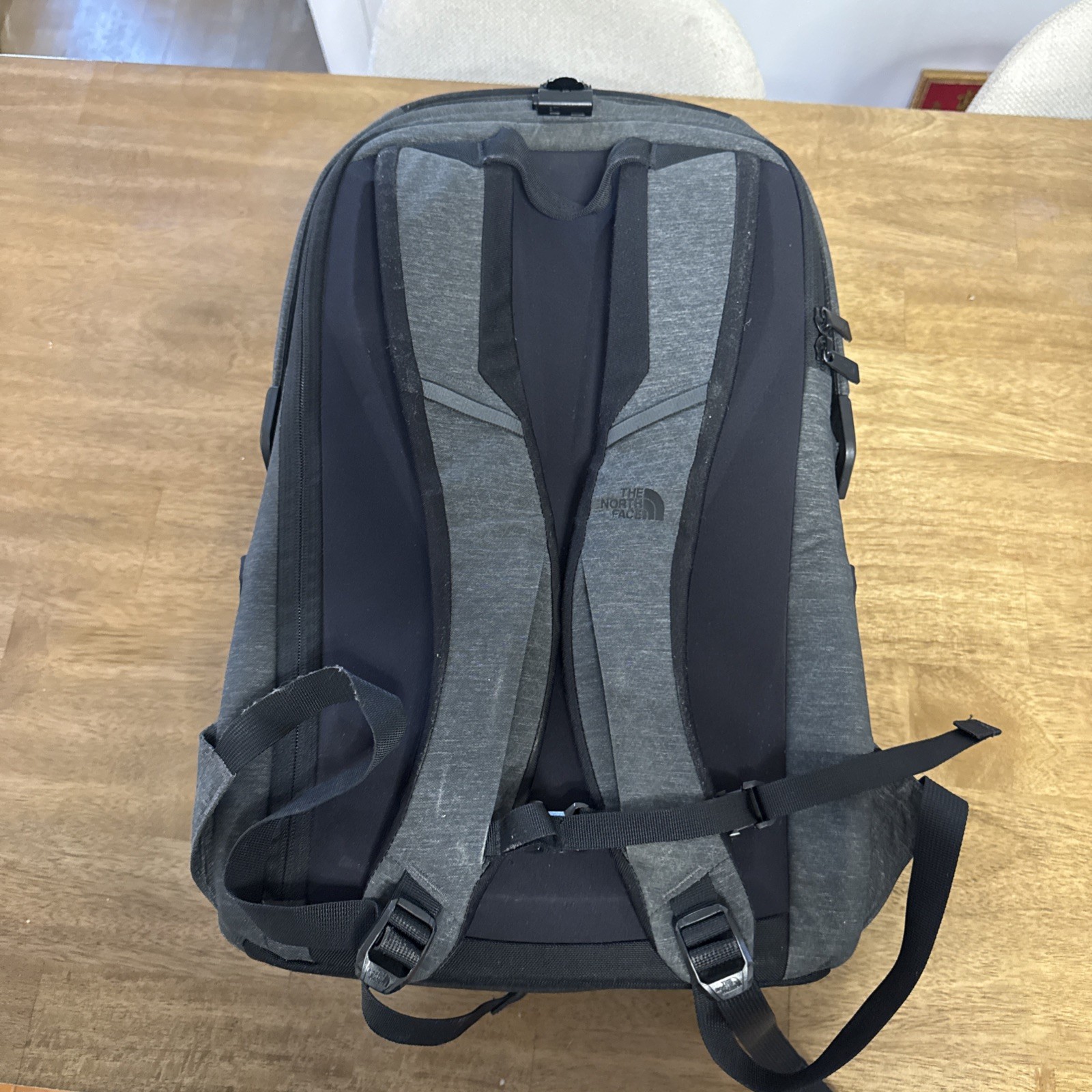 The North Face Access 02 25L Hard Shell Laptop Backpack Blue/Grey Sleek Modern