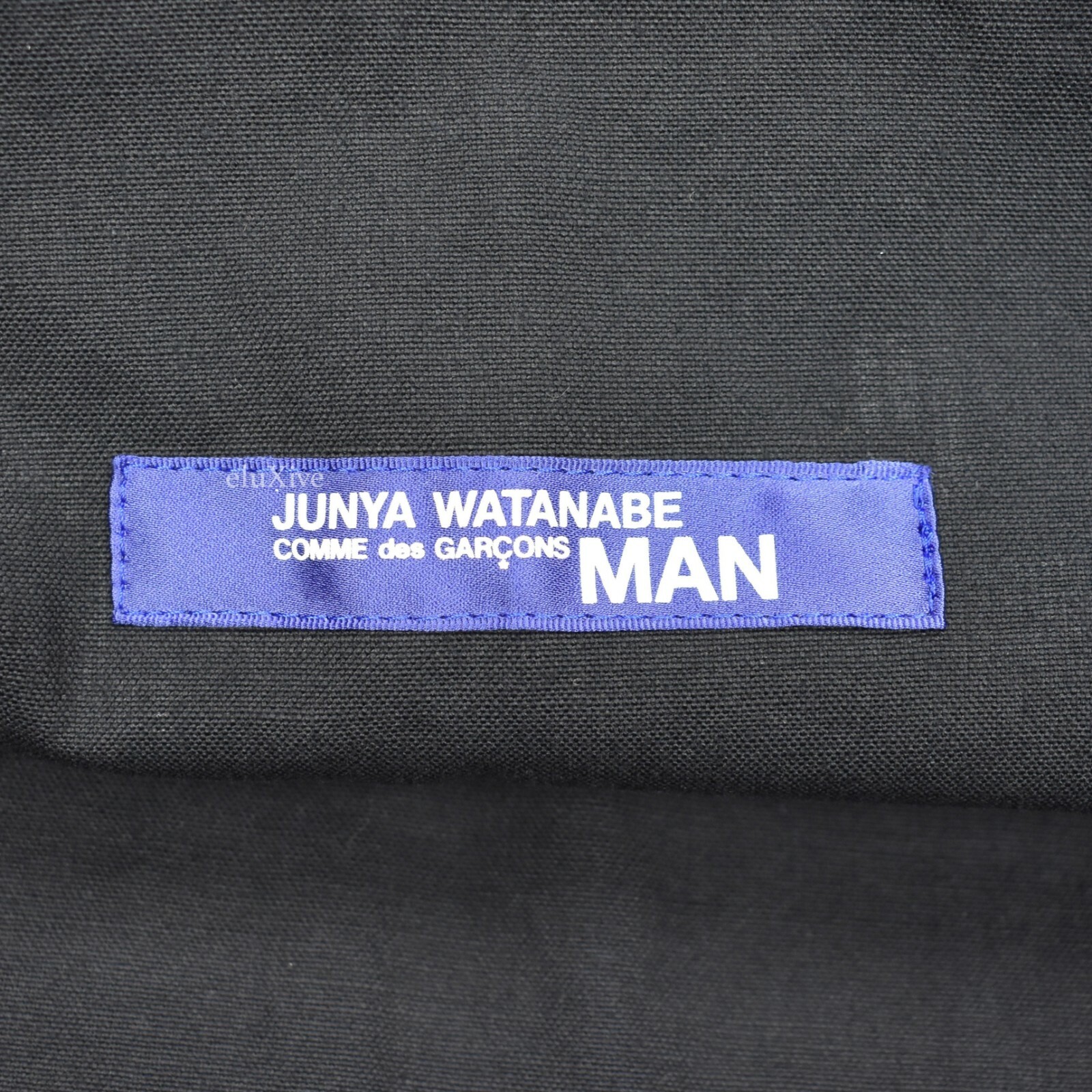 NWT Comme Des Garcons Junya Watanabe MAN Navy Large Canvas Tote Bag AUTHENTIC