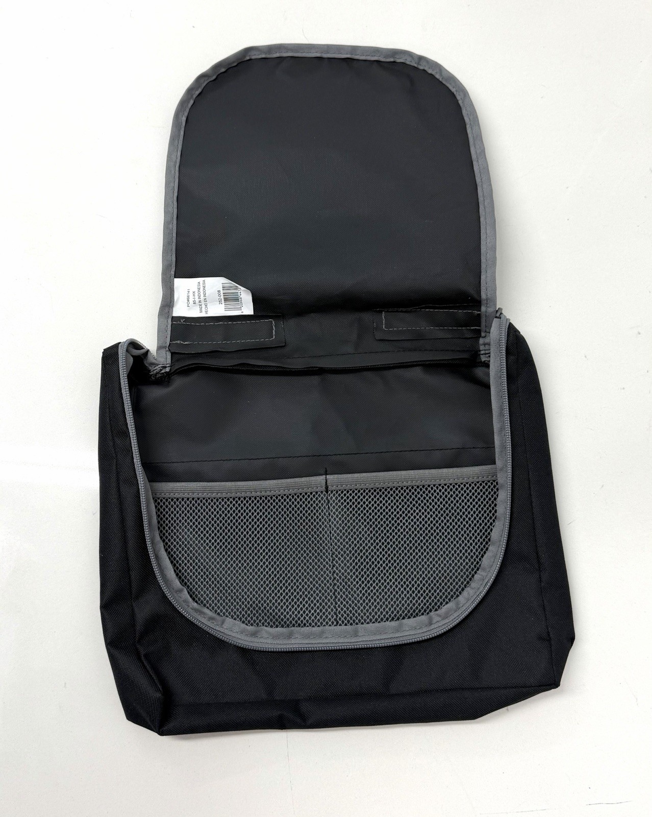 Outdoor Products Small Black Bag Zip Up Utility Travel Pouch with Hanging Handle