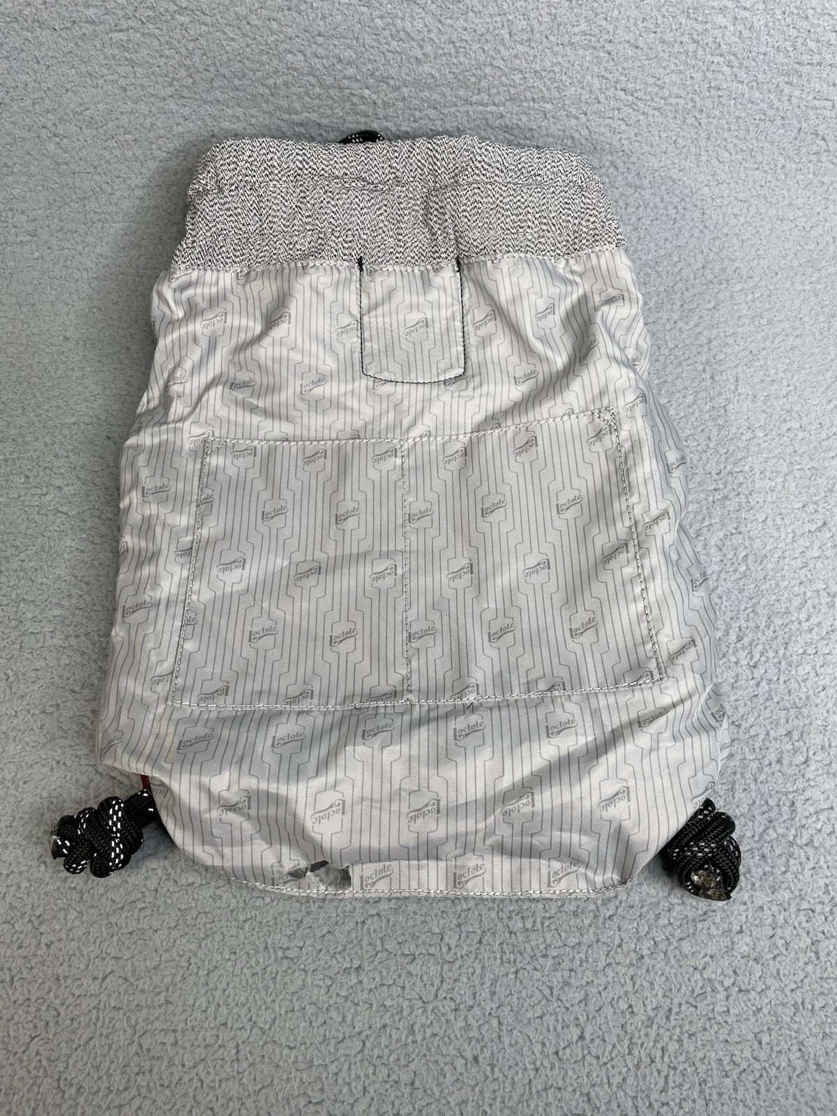 Loctote Original Flak Sack Gray Backpack Bag Loc Tote Anti-Theft