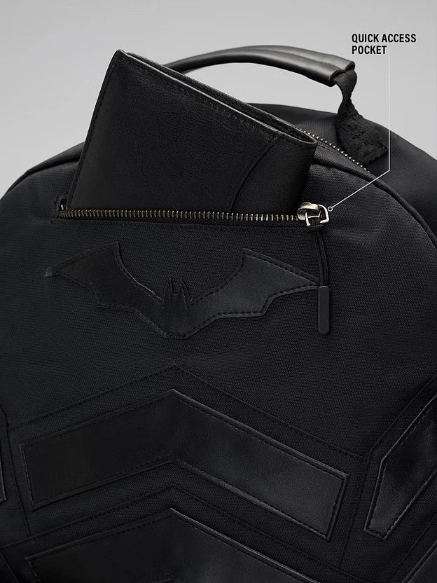 Batman Stealth Black Backpack Utility Gear Bag Limited Edition Travel/Laptop Bag
