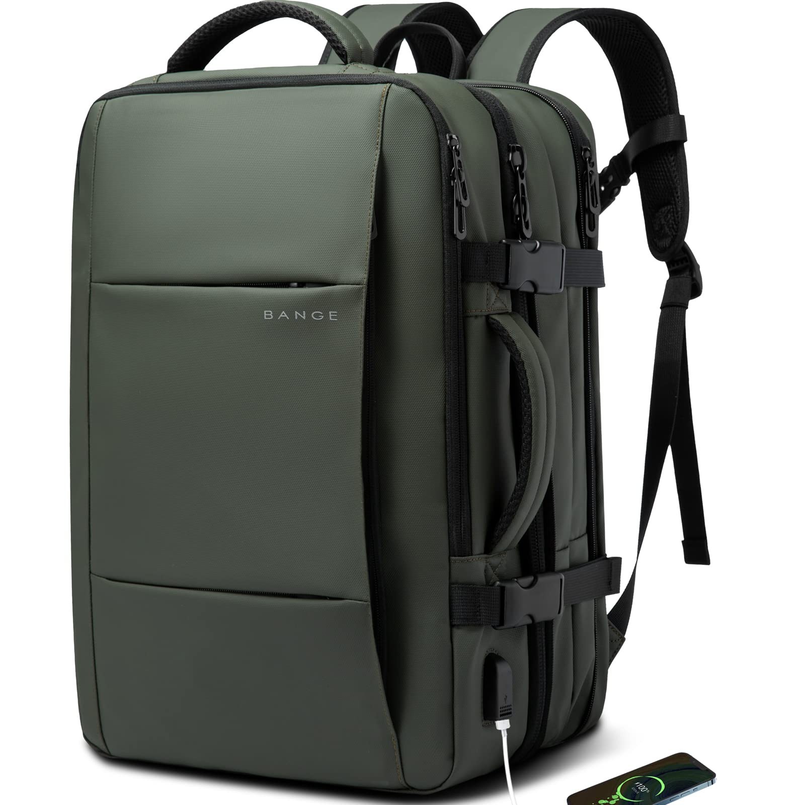 Expandable Travel Backpack,35LCarry on Backpack for Women Men Airline Approve…
