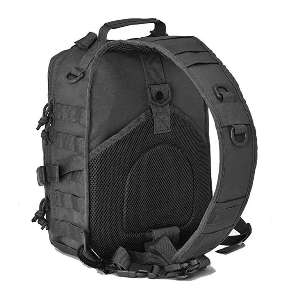Men’s Tactical Sling Bag Small Sling Backpack Military Rover Shoulder Bag Mol…