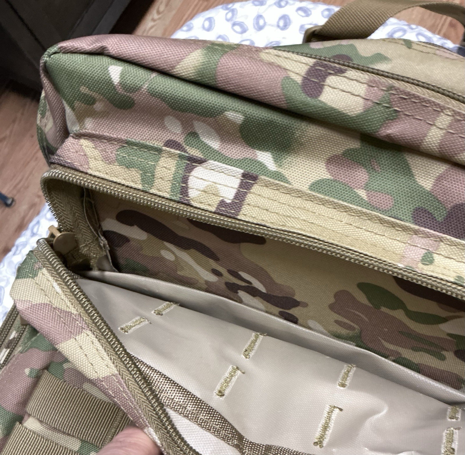 New Unbranded Large 14×19 Camo Backpack, Multiple Pockets