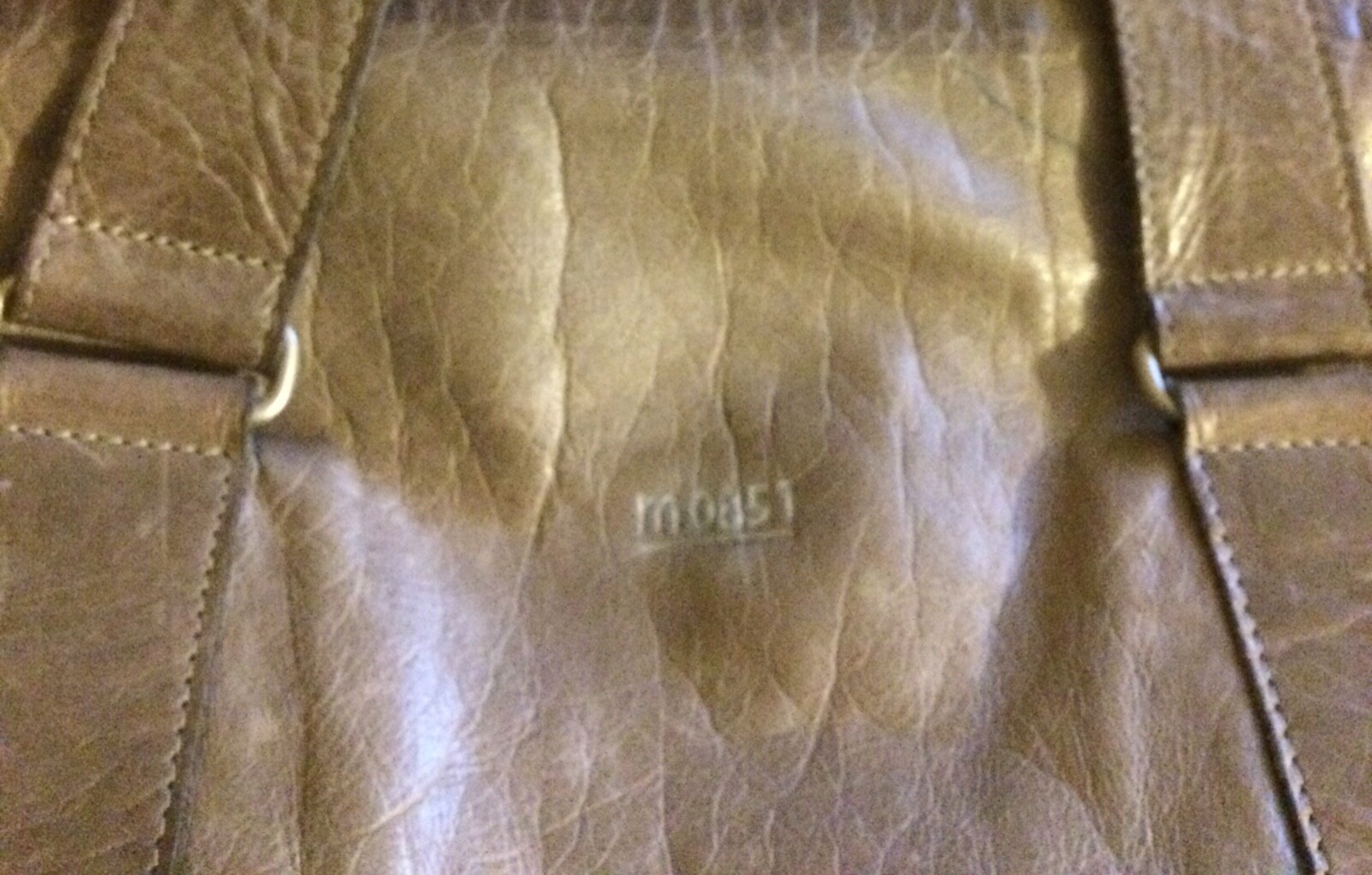 mo851 Light Grey Leather Computer Bag/Tote. Retail 598$ great condition ❤️