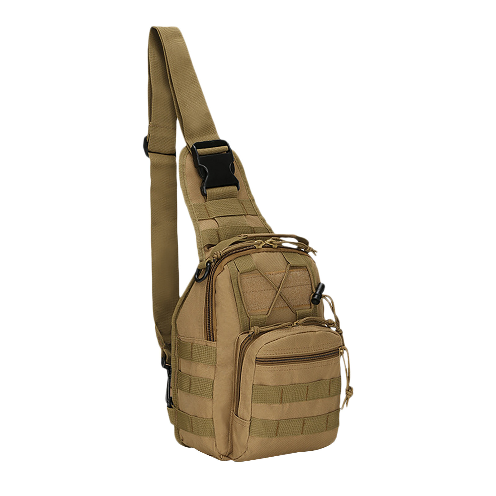 Men Outdoor Tactical Sling Bag MOLLE Crossbody Pack Chest Shoulder Backpack