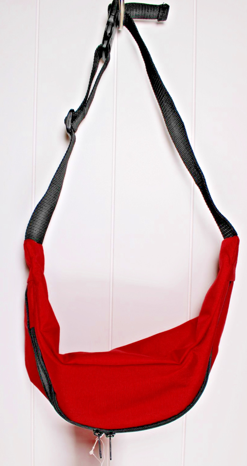 Manhattan Portage Brooklyn Bridge Waist Bag Fanny Pack RED Retail $45