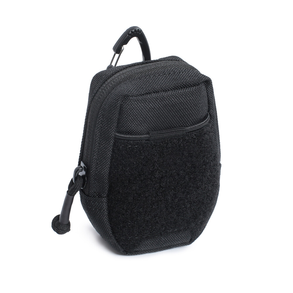 Men Tactical Molle Keychain Pouch Portable Mini EDC Pocket Coin Key Earphone Bag