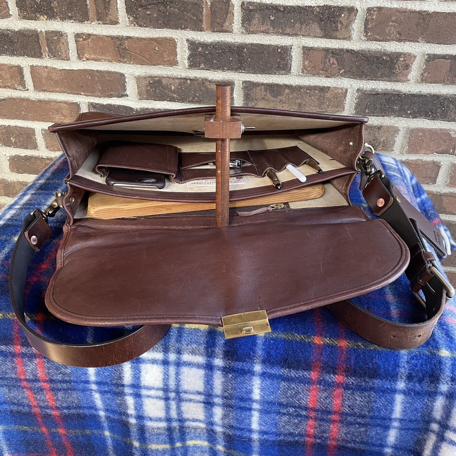 REEDERANG TRUE VINTAGE 1980s COACH GLOVE LEATHER MACBOOK PRO BRIEFCASE BAG R$998