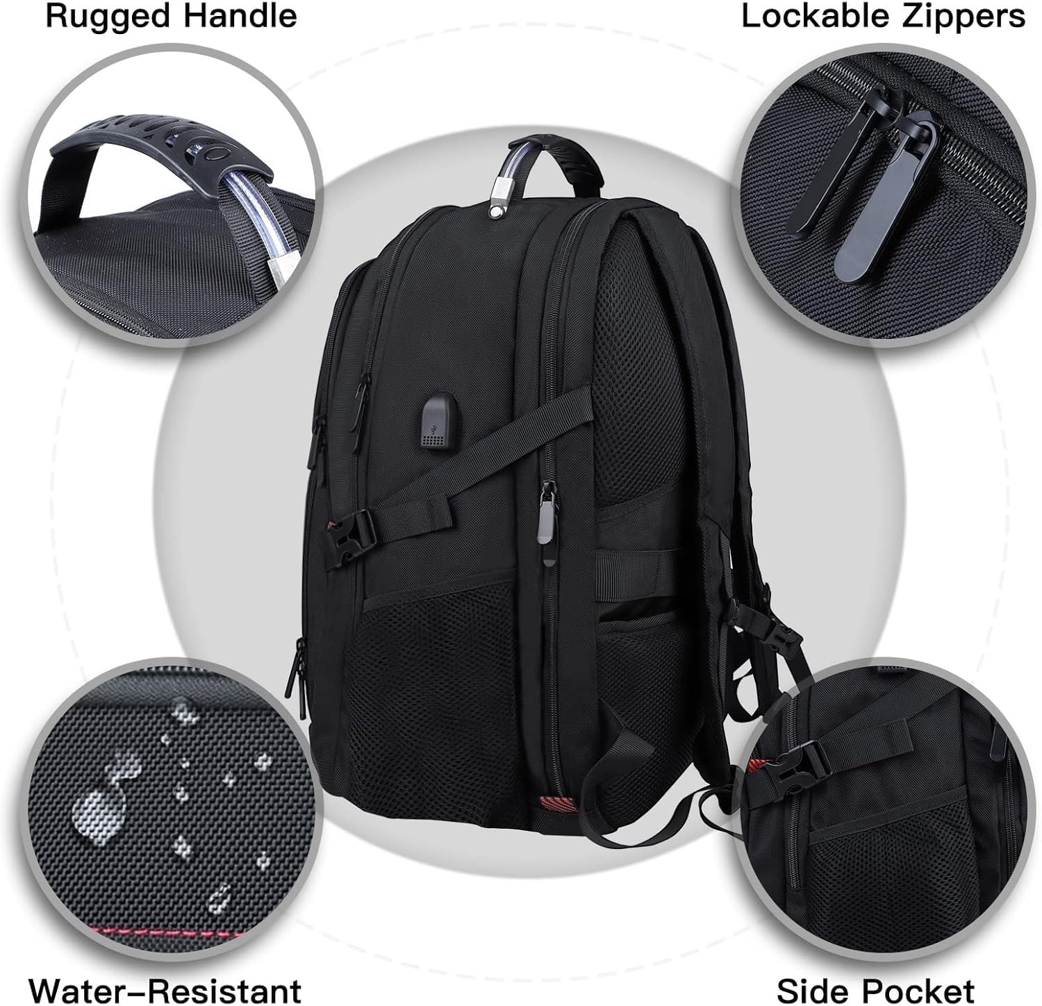 Extra Large Travel Laptop Backpack, 17.3 Inch Carry on Backpack for Men Women…