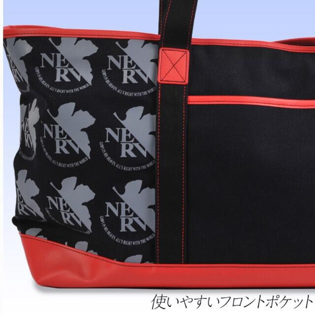 EVA GOLF Evangelion Tote Bag Polyester Campus W18.8 x H11.8 x D5.9in JAPAN NEW