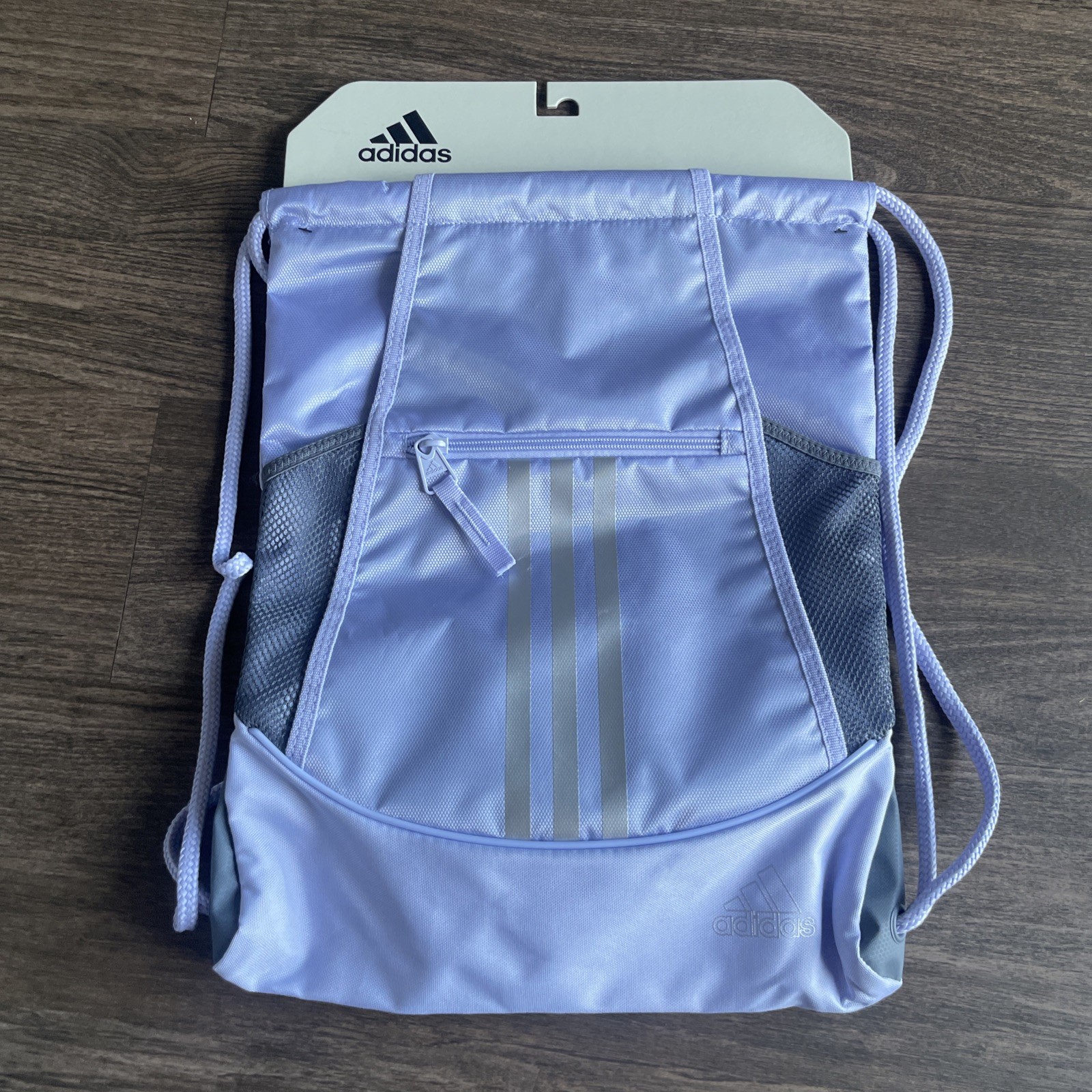 adidas Alliance II Sackpack Purple/Violet/Silver Bag NEW W/TAGS LARGE +FREE🎁🎁
