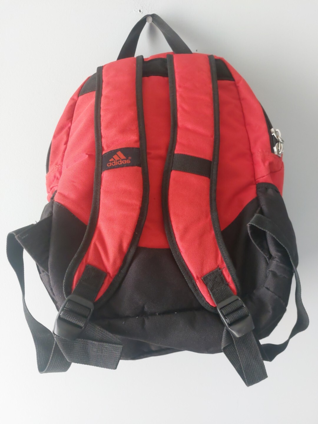 Adidas Backpack Black/Red Compartments Flaw See Description Sale