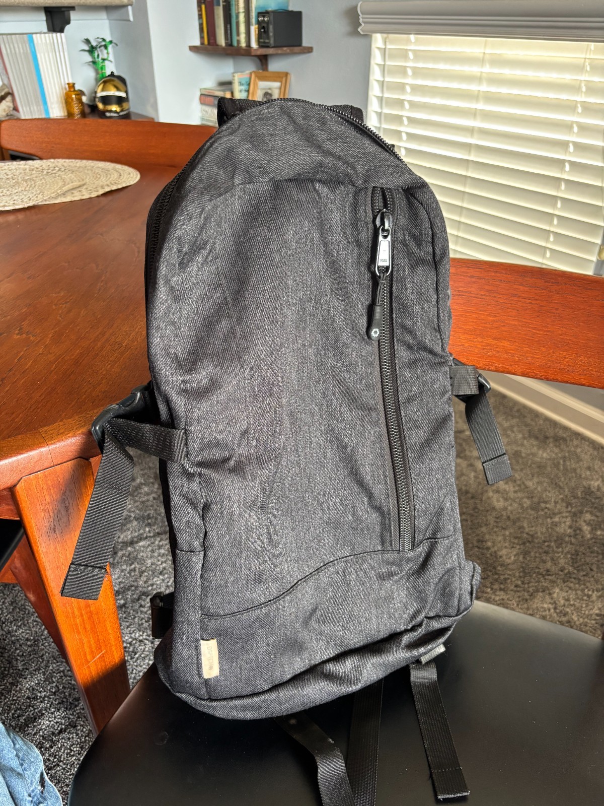 DSPTCH Black/Grey Heather Daypack Backpack Laptop Gym